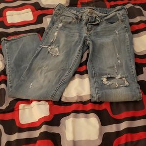 Distressed AE jeans